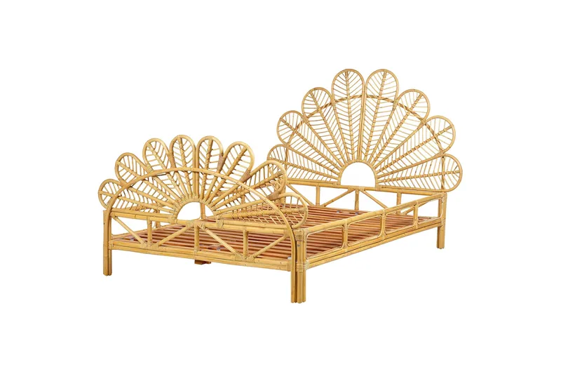 Lorentine Sänkykehys 140x200 cm, Vaalea puu