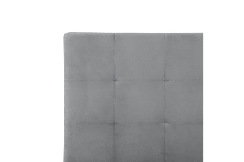 Lorient-sänky säilytystilalla - Harmaa/sametti, 160x200 cm - Huonekalut - Sänky - Sänkykehikot & sängynrungot