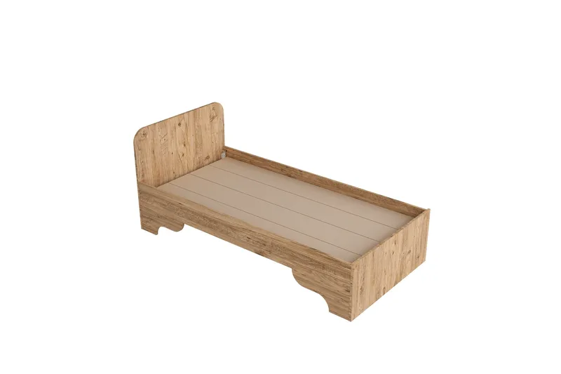 Luses Sängynrunko 94,4x194 cm, Ruskea