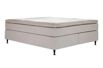 Lysekil Kontinentalsäng 160x200 Beige Without headboard Medium beige - Huonekalut - Sänky - Jenkkisängyt
