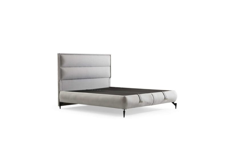 Mashli Sängynrunko 100x200 cm - Harmaa - Huonekalut - Sänky - Sänkykehikot & sängynrungot