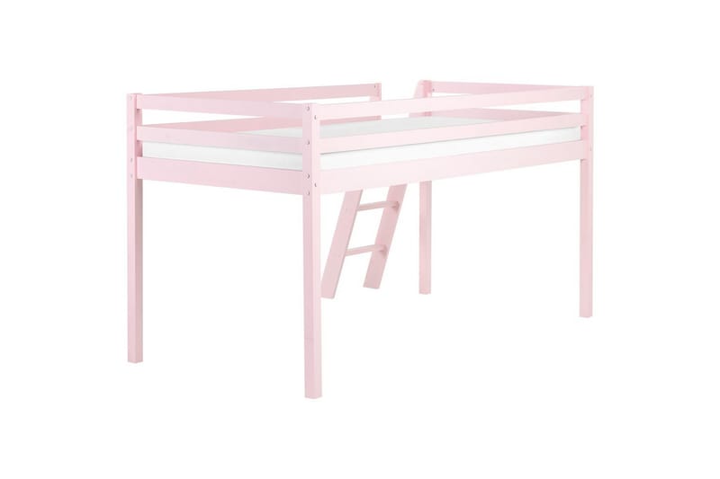 Matala kerrossänky Ascoux - Vaaleanpunainen - Huonekalut - Sänky - Kerrossängyt