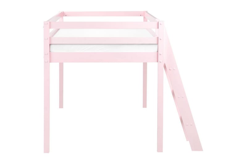 Matala kerrossänky Ascoux - Vaaleanpunainen - Huonekalut - Sänky - Kerrossängyt