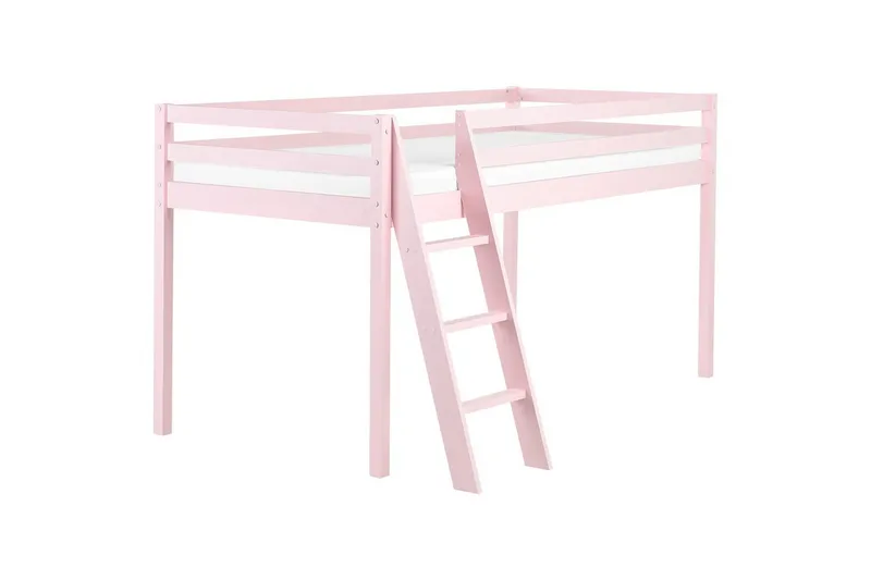 Matala kerrossänky Ascoux - Vaaleanpunainen - Huonekalut - Sänky - Kerrossängyt