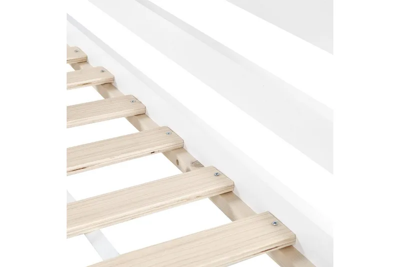 Matala kerrossänky Ascoux - Valkoinen - Huonekalut - Sänky - Kerrossängyt