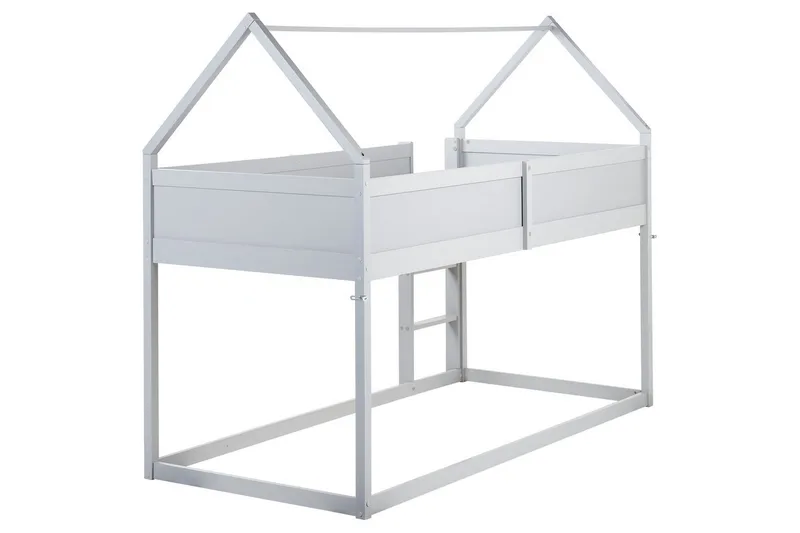 Matala kerrossänky Dienne - Harmaa - Huonekalut - Sänky - Kerrossängyt