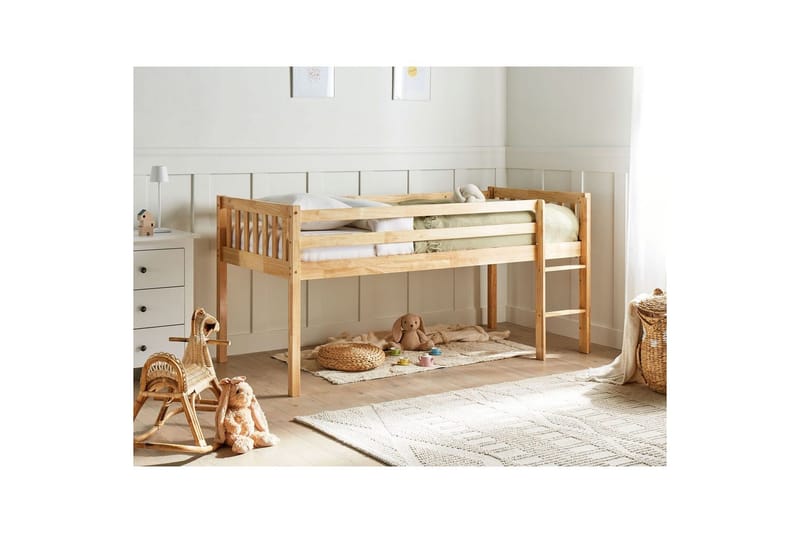 Matala kerrossänky Peipin - Vaalea puu - Huonekalut - Sänky - Kerrossängyt