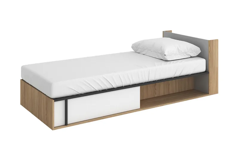 Metropolitan Sängyn Runko 90x200 cm, Ruskea