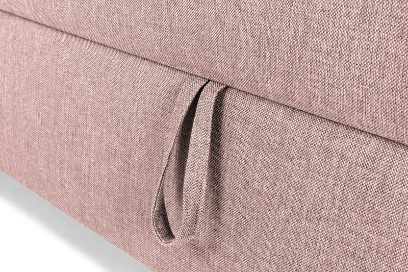 Montana Täydellinen Sänkypaketti Säilytystilalla 90x200 cm - Vaaleanpunainen - Huonekalut - Sänky - Sänkypaketti