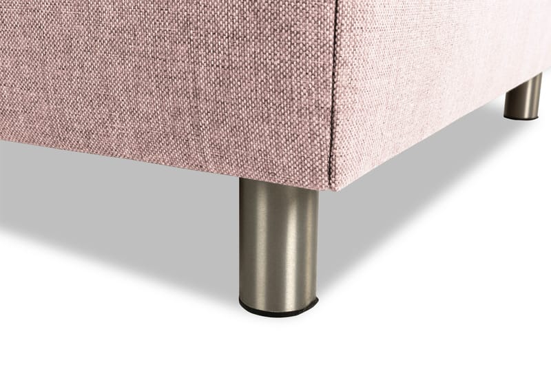 Montana Täydellinen Sänkypaketti Säilytystilalla 90x200 cm - Vaaleanpunainen - Huonekalut - Sänky - Sänkypaketti