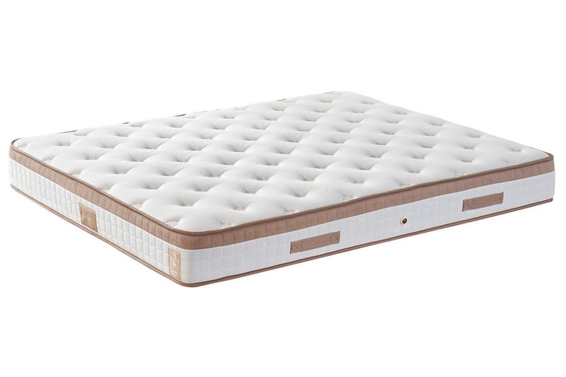 Jenkkisänky Tupla Pylpio 150x200 cm - Vaaleanruskea - Huonekalut - Sänky - Moottorisänky
