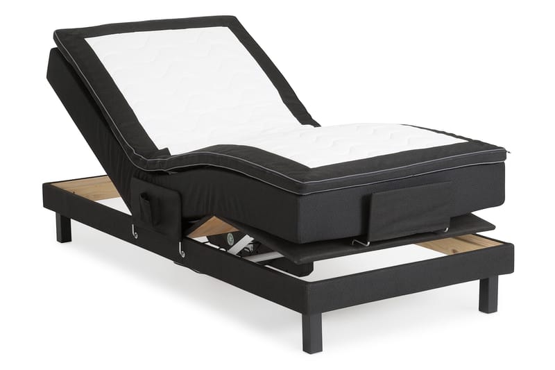 Säätösänky Belinda Musta - 90x200 - Huonekalut - Sänky - Moottorisänky