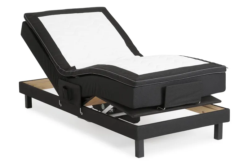 Säätösänky Belinda Musta - 90x200 - Huonekalut - Sänky - Moottorisänky