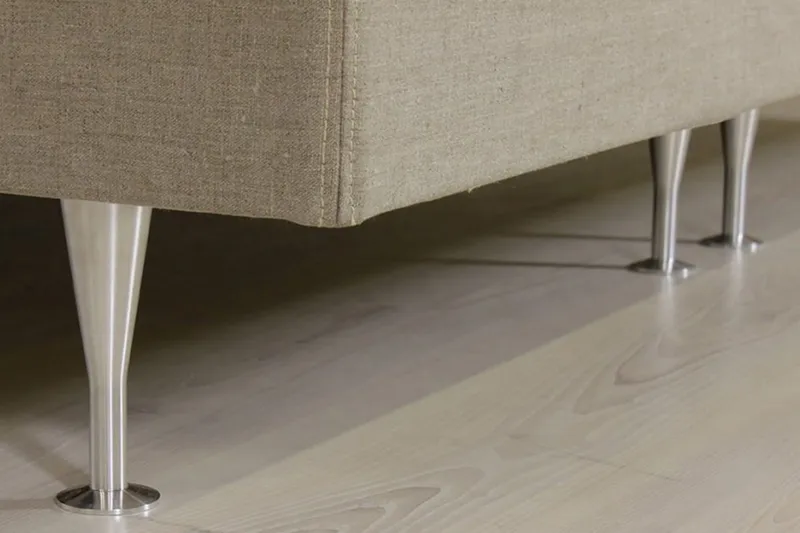 Säätösänky Doze 90x200 Medium Linonso - Beige - Huonekalut - Sänky - Moottorisänky