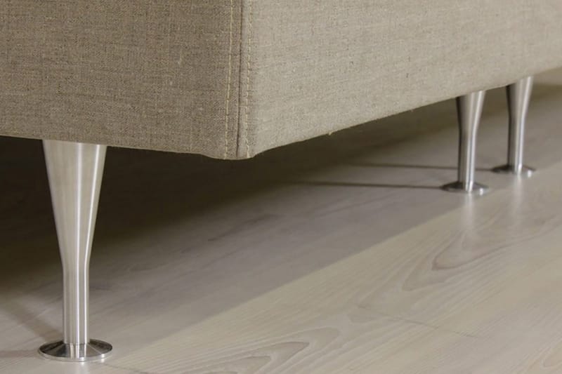 Säätösänky Doze 90x200 Medium Linonso - Beige - Huonekalut - Sänky - Moottorisänky