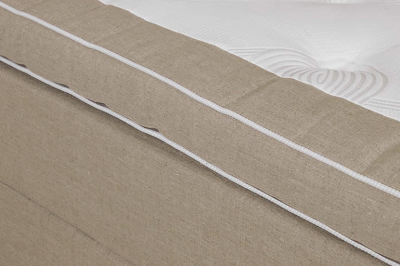 Säätösänky Doze 90x200 Medium Linonso - Beige - Huonekalut - Sänky - Moottorisänky