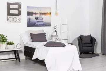 Säätösänky Savannah 90x200 - Musta - Huonekalut - Sänky - Moottorisänky