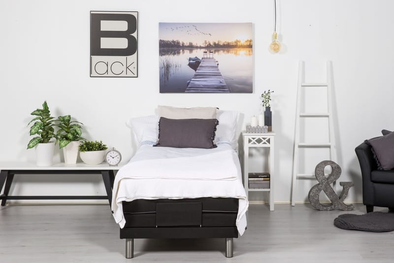 Säätösänky Savannah 90x200 - Musta - Huonekalut - Sänky - Moottorisänky