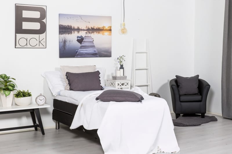 Säätösänky Savannah 90x200 - Musta - Huonekalut - Sänky - Moottorisänky