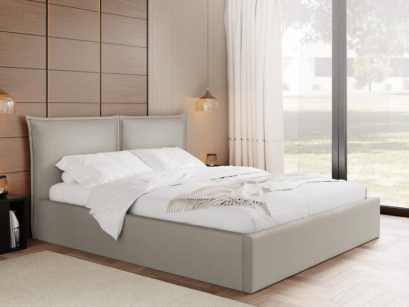 Morricon Sängynrunko 140x200 cm - Beige - Huonekalut - Sänky - Sänkykehikot & sängynrungot