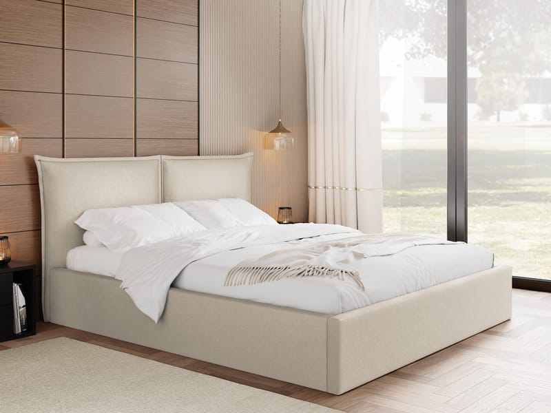 Morricon Sängynrunko 180x200 cm - Beige - Huonekalut - Sänky - Sänkykehikot & sängynrungot