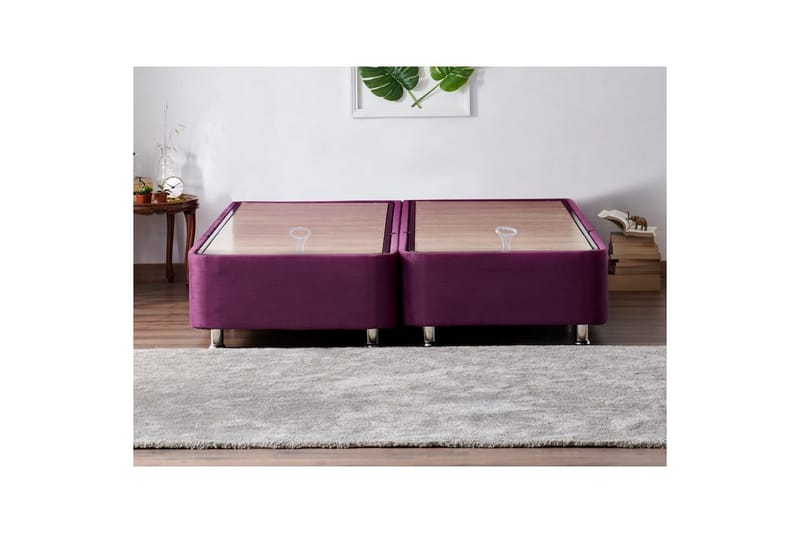 Mytikas Sängynrunko 200x200 cm - Lila - Huonekalut - Sänky - Sänkykehikot & sängynrungot