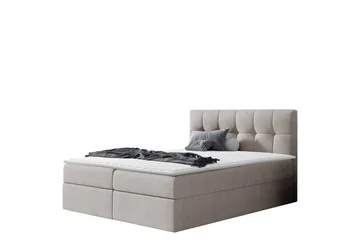 Neitisuanto Sänkypaketti Jenkkisänky 140x200 cm - Beige - Huonekalut - Sänky - Sängyt säilytystilalla