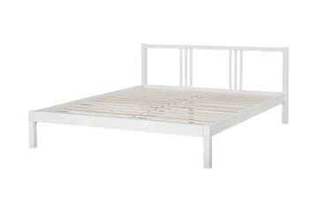 Newbegin sängynrunko sängynpäädyllä 180x200 cm maalattua puuta - Valkoinen - Huonekalut - Sänky - Sänkykehikot & sängynrungot