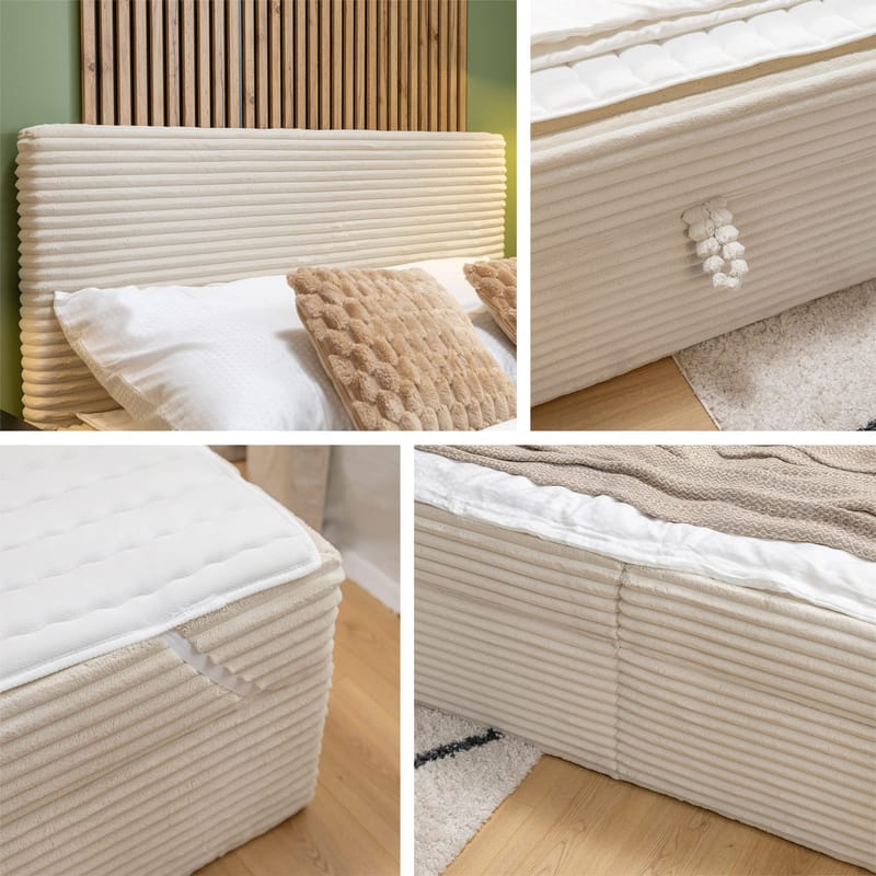 Neyrin Jenkkisänky 160x200 cm Säilytystilalla - Huonekalut - Sänky - Sängyt säilytystilalla