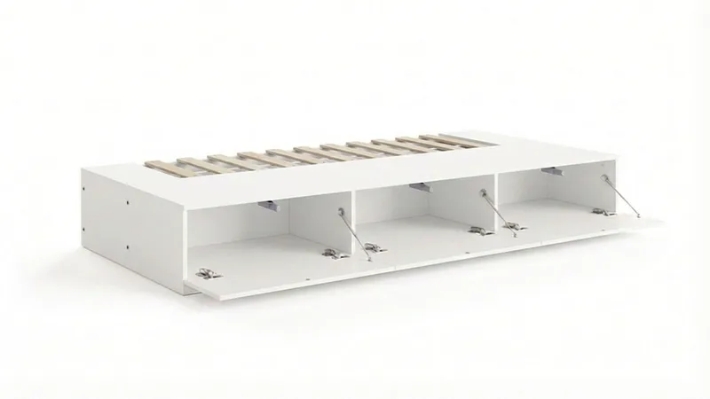 Norrvik Sängynrunko 90x200 cm säilytystilalla - Huonekalut - Sänky - Sänkykehikot & sängynrungot