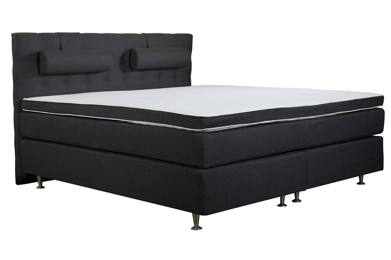 OAKHAM Jenkkisänky King size 210X210 Tummanharmaa - Huonekalut - Sänky - Jenkkisängyt