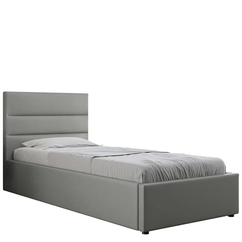 Omrynn sängynrunko säilytystilalla 90x200 cm - harmaa - Huonekalut - Sänky - Sänkykehikot & sängynrungot