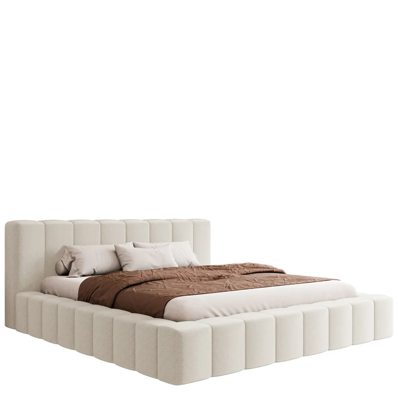 Orvinel Sängynrunko 120x200 cm Säilytystilalla, Valkoinen