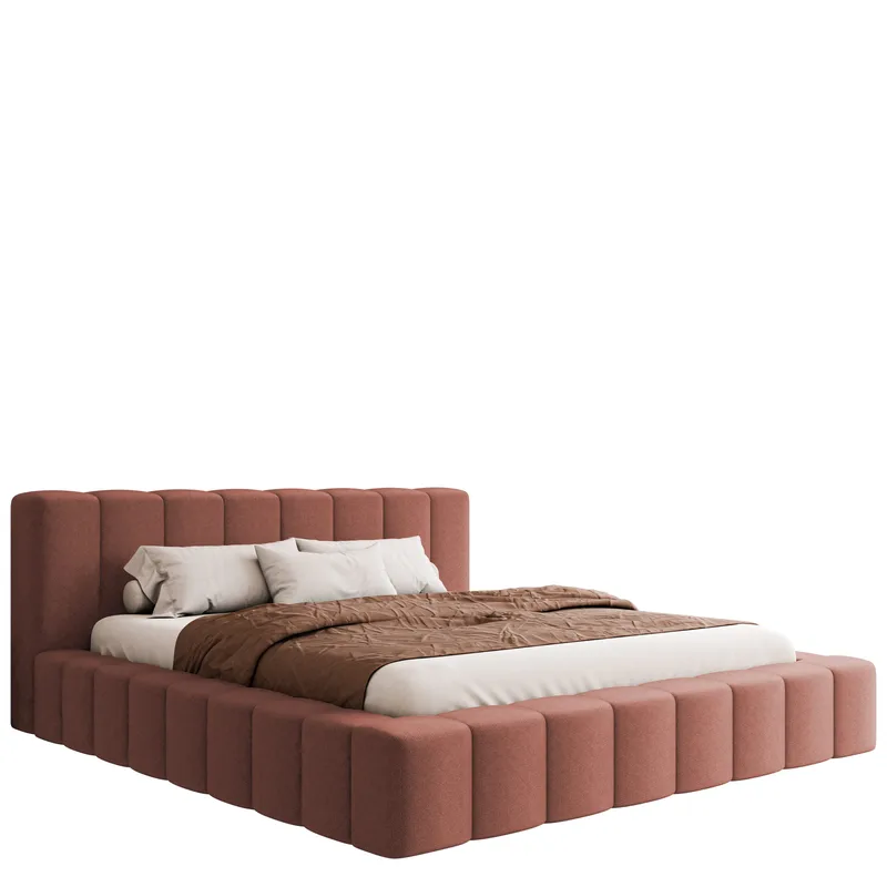 Orvinel Sängynrunko 160x200 cm Säilytystilalla - Vaaleanpunainen - Huonekalut - Sänky - Sänkykehikot & sängynrungot
