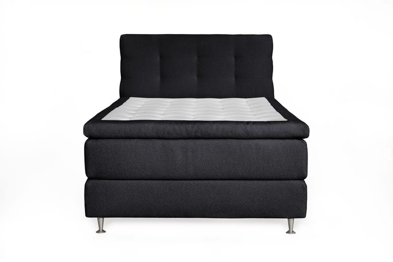 Oslo Lyx Jenkkisänky 120x200 cm - Musta - Huonekalut - Sänky - Parisänky