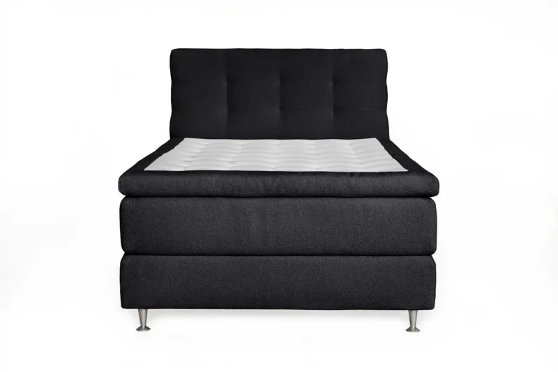 Oslo Lyx Jenkkisänky 140x200 cm - Musta - Huonekalut - Sänky - Jenkkisängyt