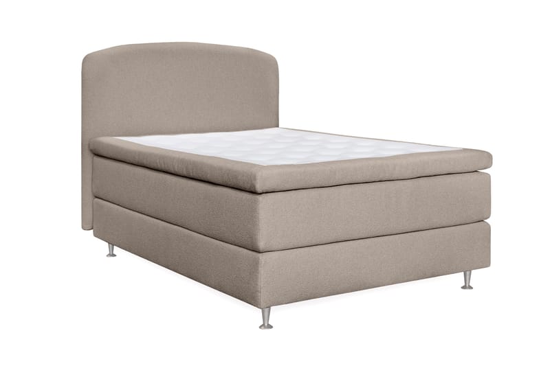 Oslo Lyx Sänky­paketti Jenkkisänky 120x200 cm Curved Sängynpääty - Beige - Huonekalut - Sänky - Jenkkisängyt