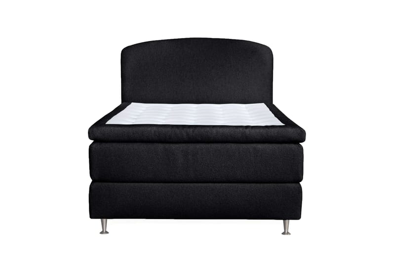 Oslo Lyx Sänky­paketti Jenkkisänky 120x200 cm Curved Sängynpääty - Musta - Huonekalut - Sänky - Jenkkisängyt
