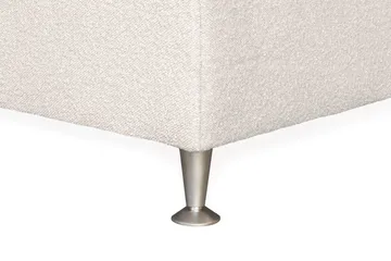 Oslo Lyx Sänky­paketti Jenkkisänky 120x200 cm Curved Sängynpääty - Vaaleabeige - Huonekalut - Sänky - Sänkypaketti