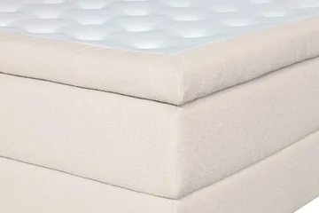Oslo Lyx Sänky­paketti Jenkkisänky 120x200 cm Curved Sängynpääty - Vaaleabeige - Huonekalut - Sänky - Sänkypaketti
