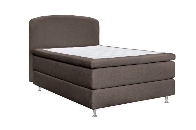 Oslo Lyx Sänky­paketti Jenkkisänky 120x200 cm Curved Sängynpääty - Vaaleanruskea - Huonekalut - Sänky - Jenkkisängyt
