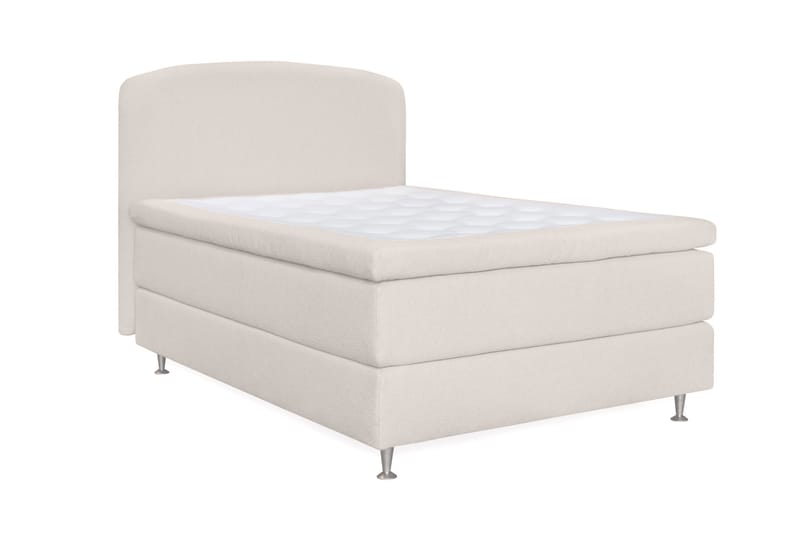 Oslo Lyx Sänky­paketti Jenkkisänky 140x200 cm Curved Sängynpääty - Vaaleabeige - Huonekalut - Sänky - Jenkkisängyt