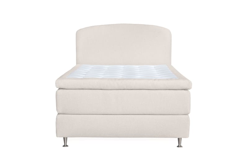 Oslo Lyx Sänky­paketti Jenkkisänky 140x200 cm Curved Sängynpääty, Vaaleabeige