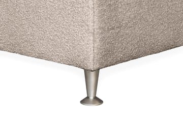 Oslo Lyx Sänky­paketti Jenkkisänky 160x200 cm Curved Sängynpääty - Beige - Huonekalut - Sänky - Sänkypaketti