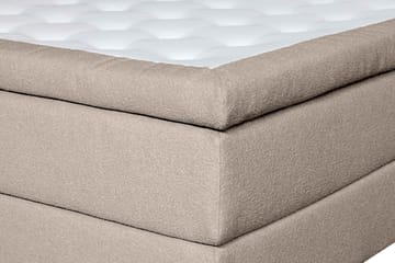 Oslo Lyx Sänky­paketti Jenkkisänky 160x200 cm Curved Sängynpääty - Beige - Huonekalut - Sänky - Sänkypaketti