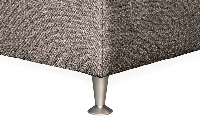 Oslo Lyx Sänky­paketti Jenkkisänky 160x200 cm Curved Sängynpääty - Vaaleanruskea - Huonekalut - Sänky - Jenkkisängyt