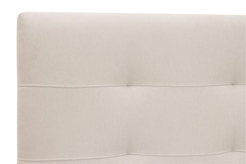 HVILA Premium Täydellinen Sänkypaketti 180x200 cm Kontinenttisänky sängynpäädyllä - Vaaleanbeige kangas - Huonekalut - Sänky - Parisänky