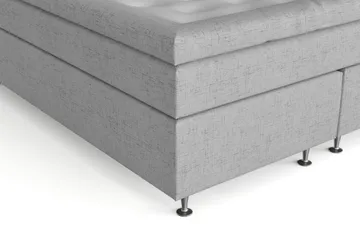Jenkkisänky Abelie 140x200 Kova - Vaaleanharmaa - Huonekalut - Sänky - Jenkkisängyt