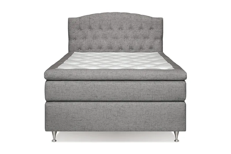 Jenkkisänky Abelie 140x200 Medium, Harmaa