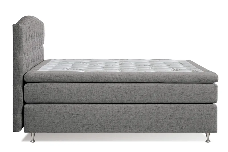 Jenkkisänky Abelie 140x200 Medium - Harmaa - Huonekalut - Sänky - Parisänky